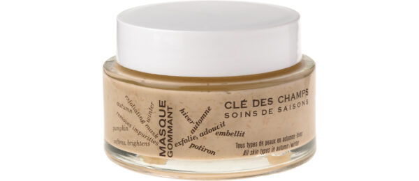 Masque gommant visage BIO potiron Clé des Champs